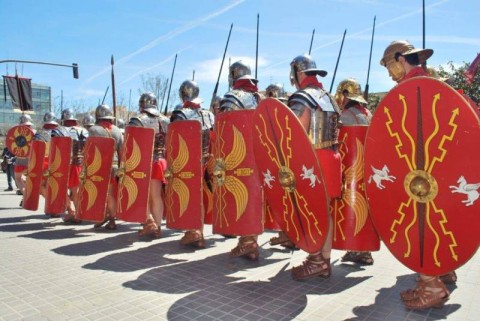 demostracio-legionaria-a-la-celebratio-de-badalona-foto-museu-de-badalona